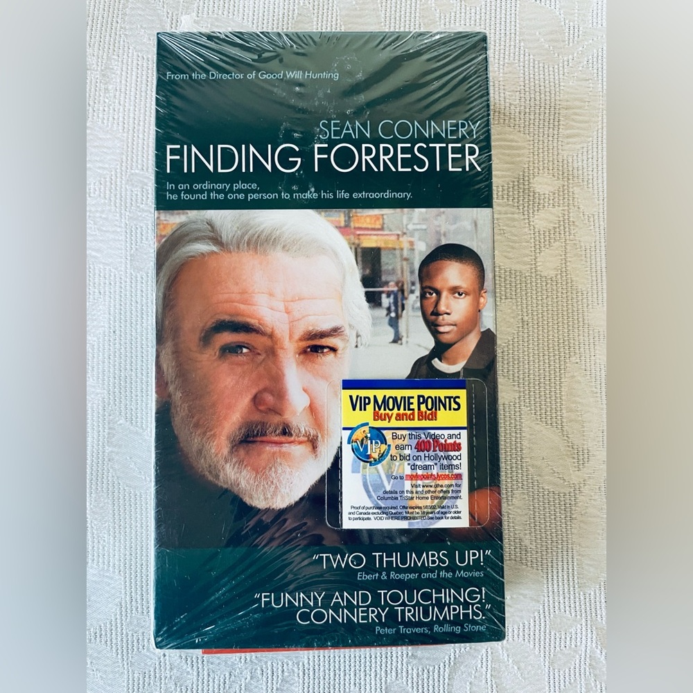VHS movie Finding Forrester Sean Connery Busta Rhymes NEW Sport Drama